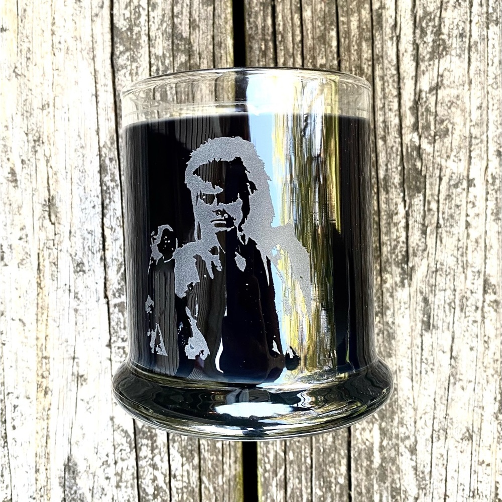 The Labrynth Movie Etched Candle